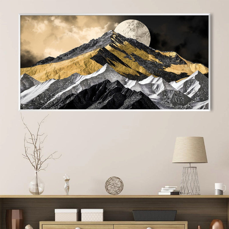 Mountain Eclipse Canvas