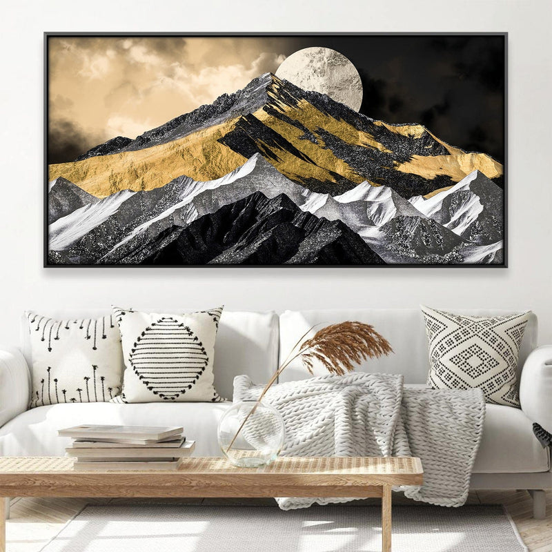 Mountain Eclipse Canvas