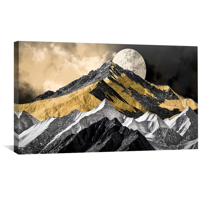 Mountain Eclipse Canvas