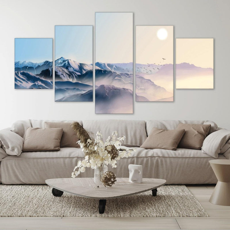 Mountain Horizon Canvas - 5 Panel