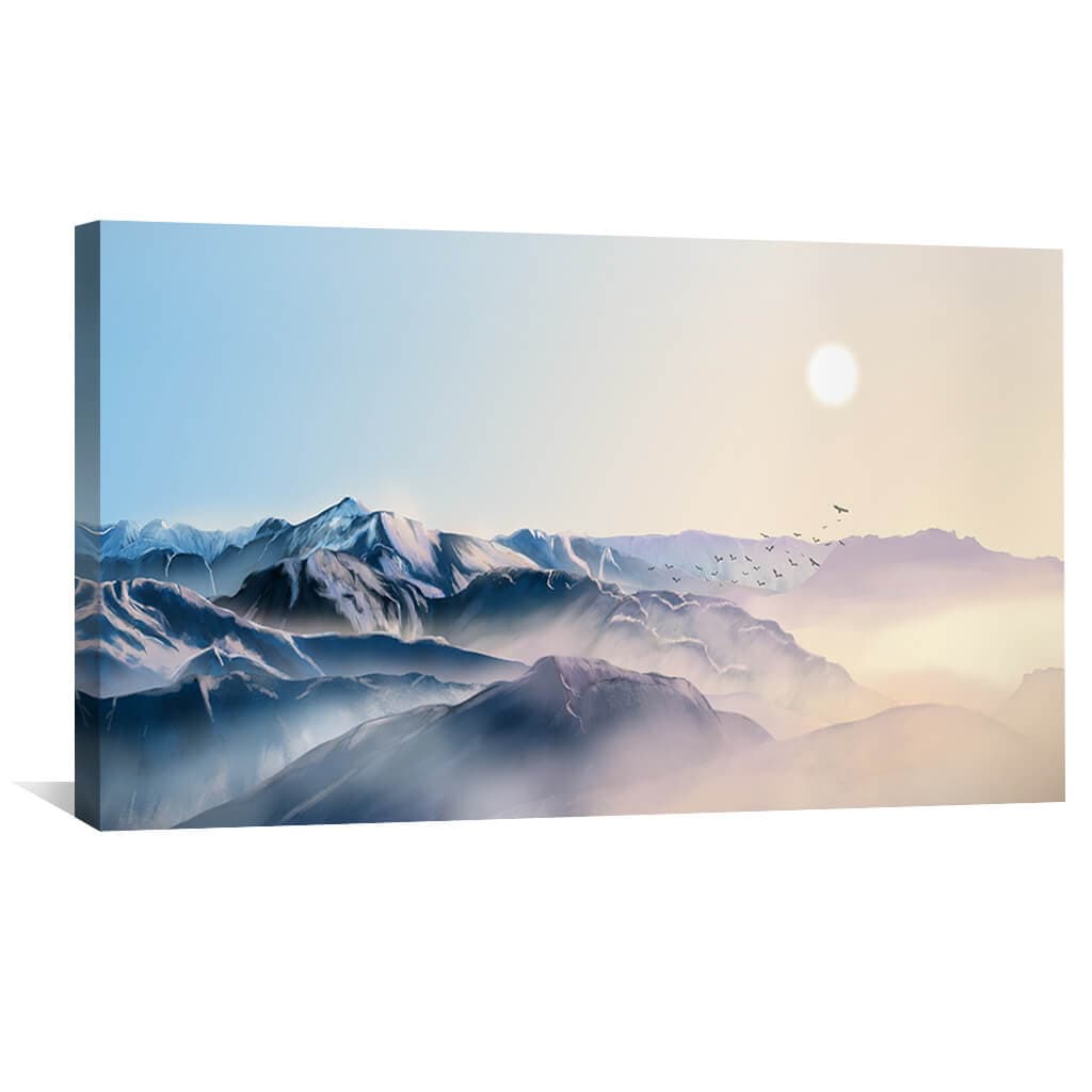 Mountain Horizon Canvas - Single Panel, photo 4 of 9