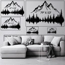 Mountain and Forest Metal Wall Art