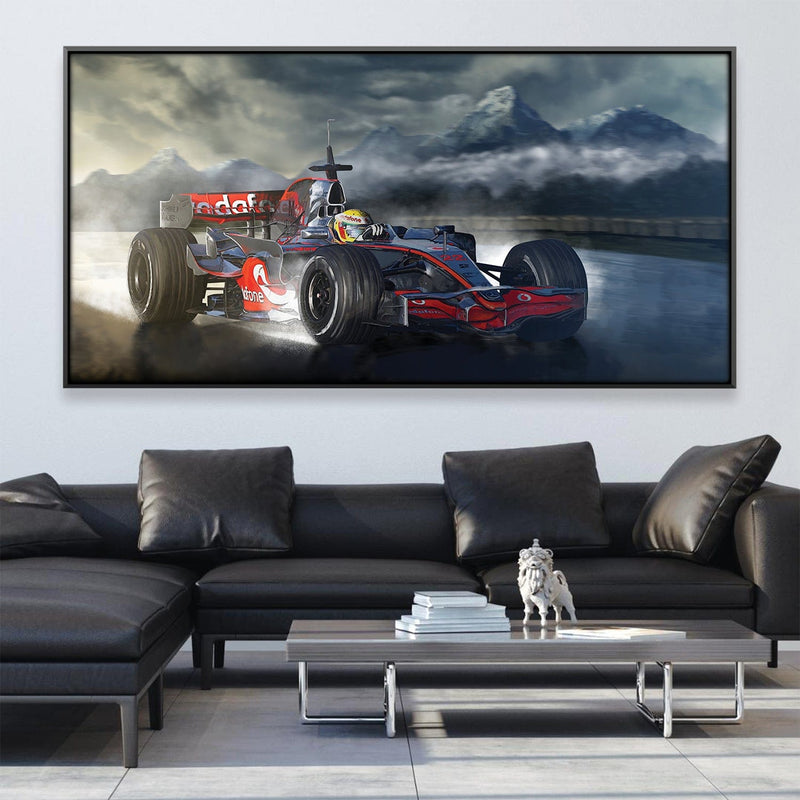 Mountain Racing Canvas