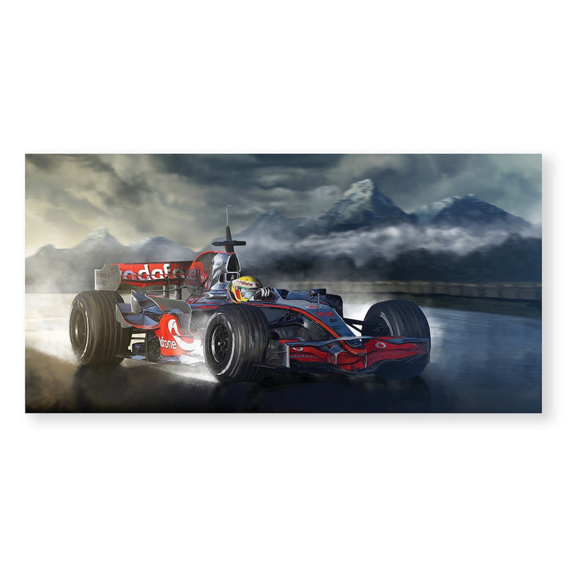 Mountain Racing Canvas