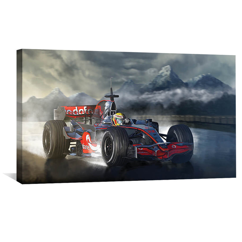 Mountain Racing Canvas