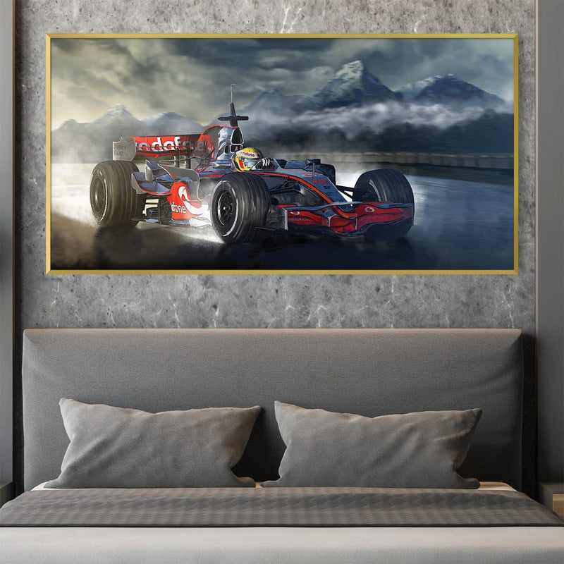 Mountain Racing Canvas