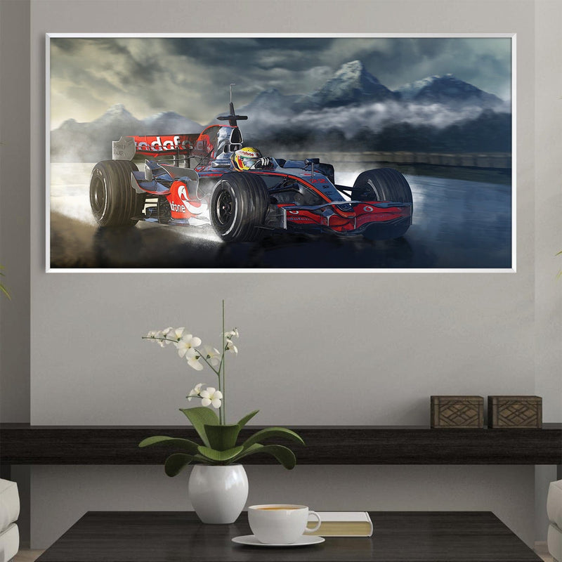 Mountain Racing Canvas