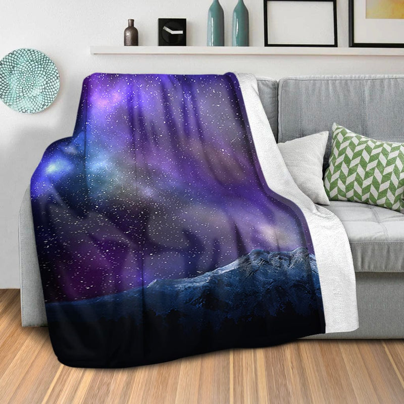 Mountain s and Stars Blanket