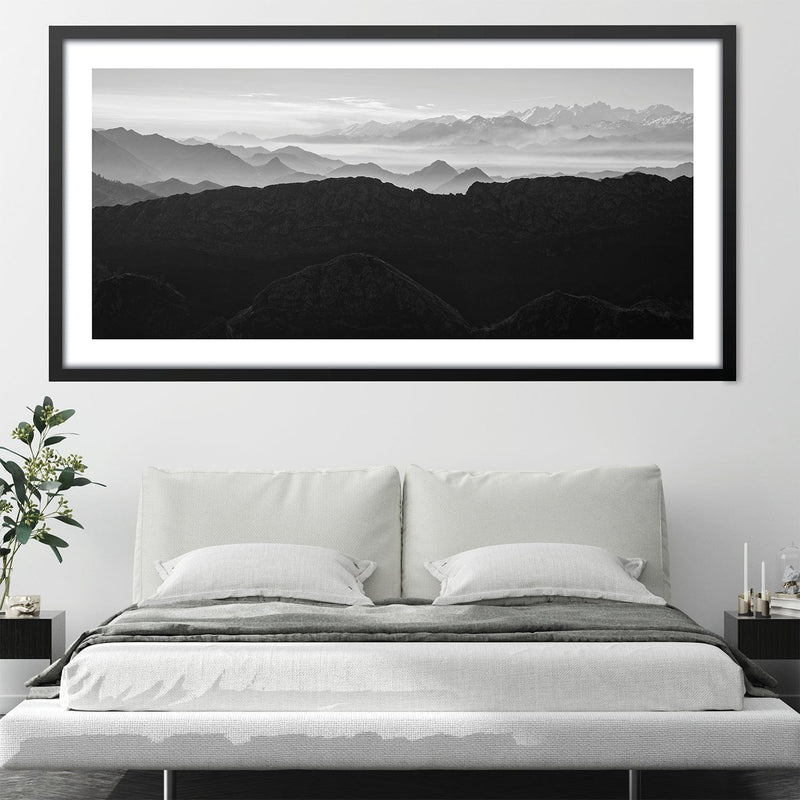 Mountain Silhouette Print