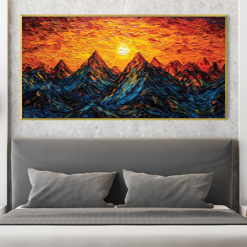 Mountain Sunset Canvas