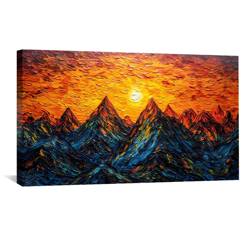 Mountain Sunset Canvas