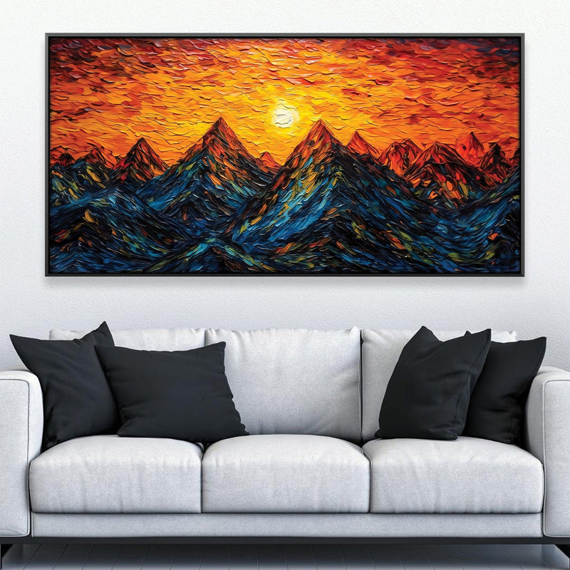 Mountain Sunset Canvas