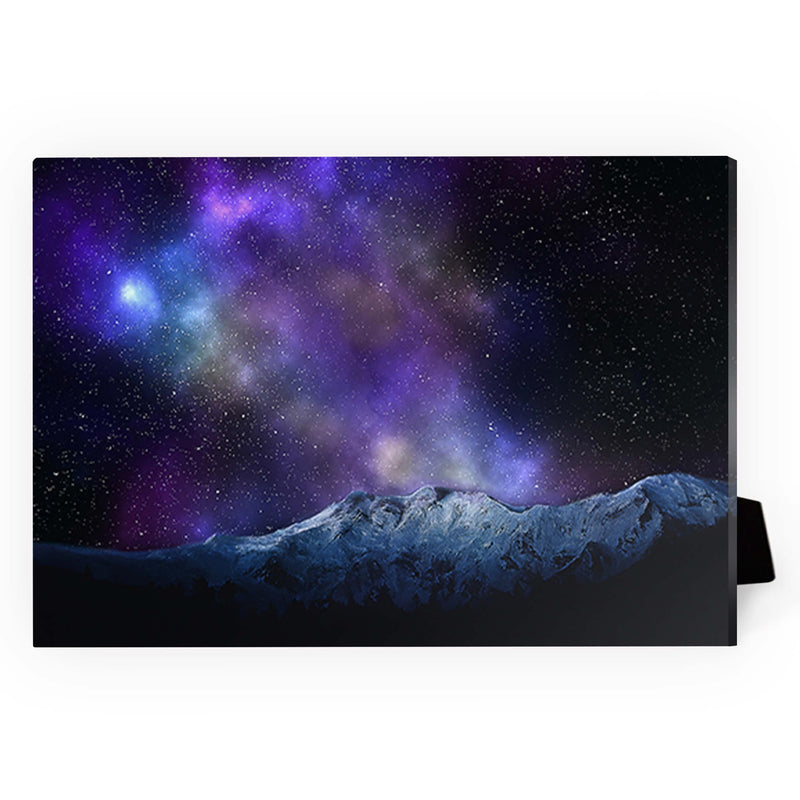 Mountains and Stars Desktop Canvas