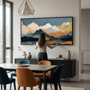 Mountains on Mountains Canvas by ClockCanvas