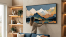 Mountains on Mountains Canvas by ClockCanvas