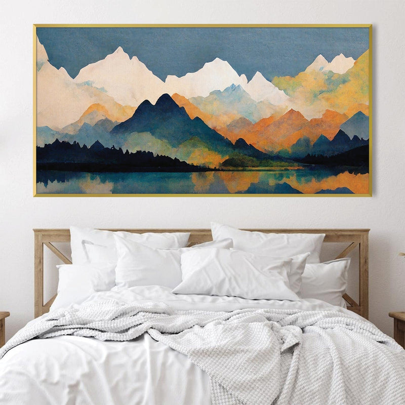 Mountains on Mountains Canvas