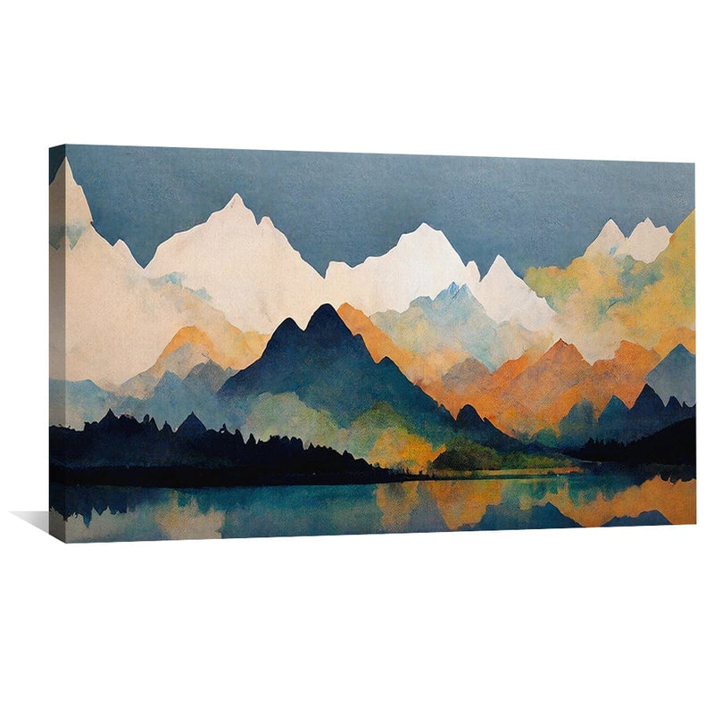 Mountains on Mountains Canvas