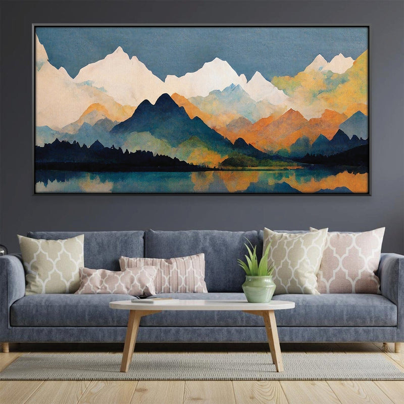 Mountains on Mountains Canvas