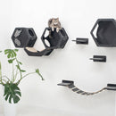 Cat Curve Wall Bed Black
