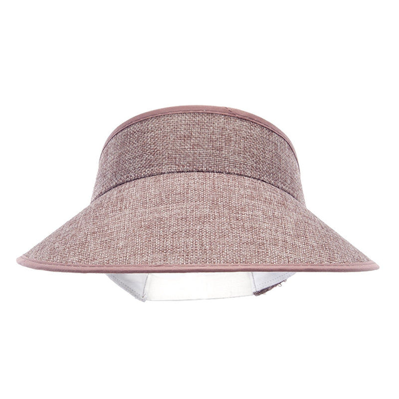 Women's Polyester Hard Wide Brim Gardening Sun Visor