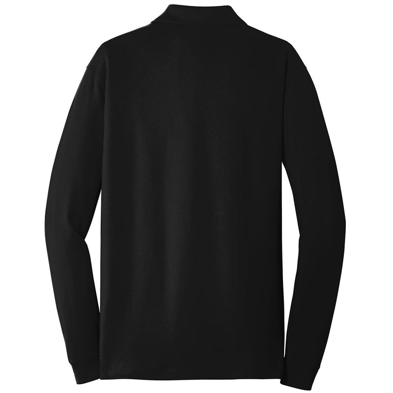 Men's Big Size Port Authority EZCotton Long Sleeve Polo Shirt