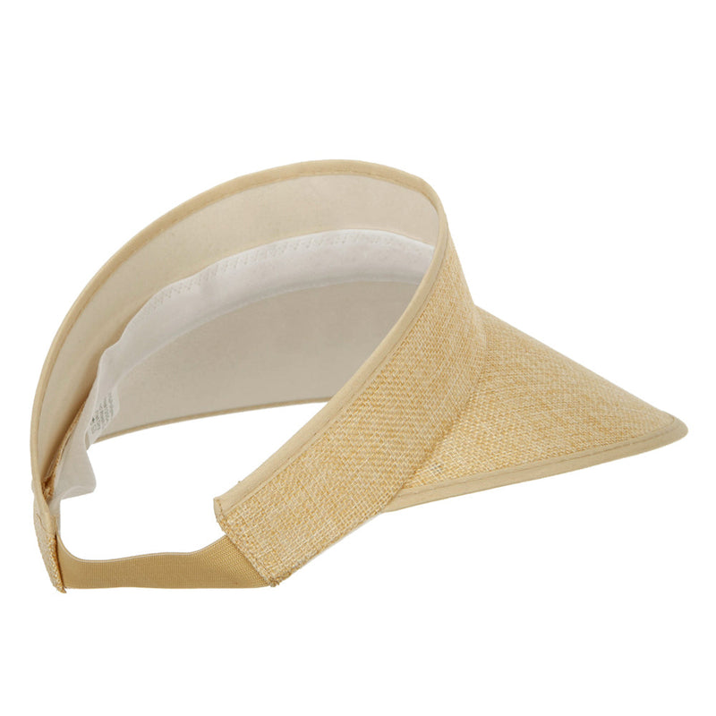 Women's Polyester Hard Wide Brim Gardening Sun Visor