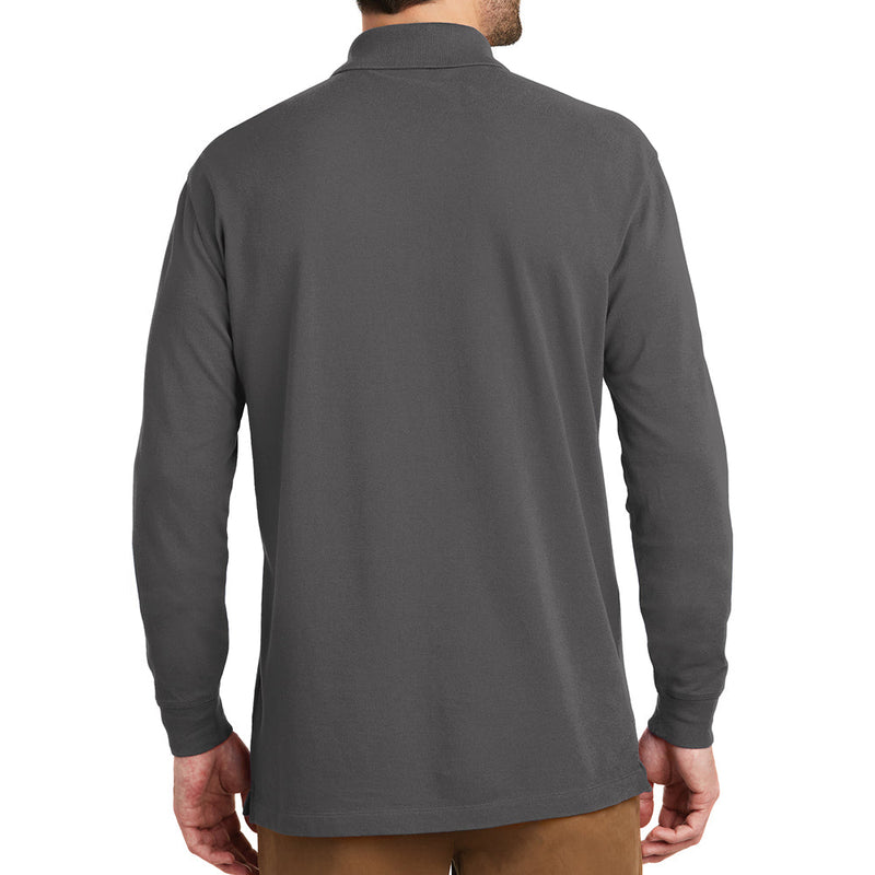 Men's Big Size Port Authority EZCotton Long Sleeve Polo Shirt