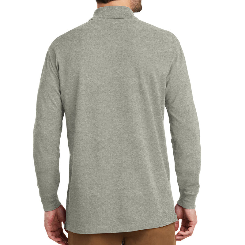 Men's Big Size Port Authority EZCotton Long Sleeve Polo Shirt
