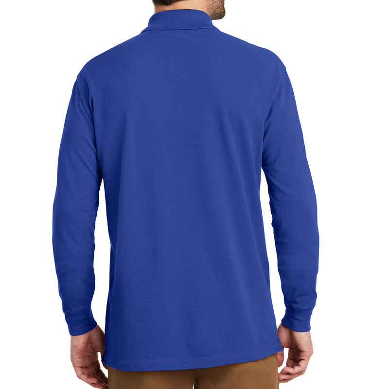 Men's Big Size Port Authority EZCotton Long Sleeve Polo Shirt