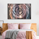 Colorful Wooden Rose Wall Art