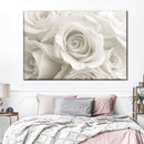 Pure White Roses Wall Art