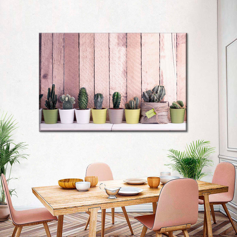 Succulent Plant Pots Wall Art