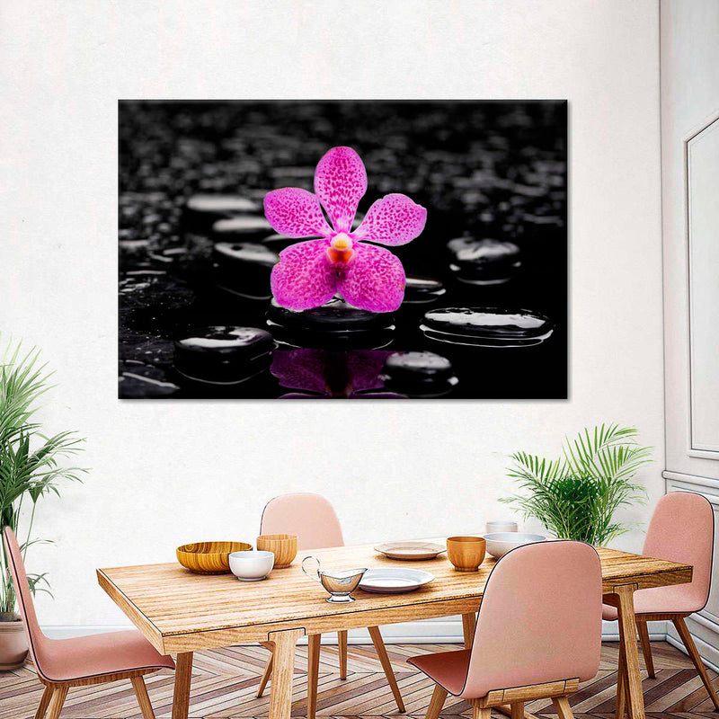 Zen Purple Orchid Wall Art