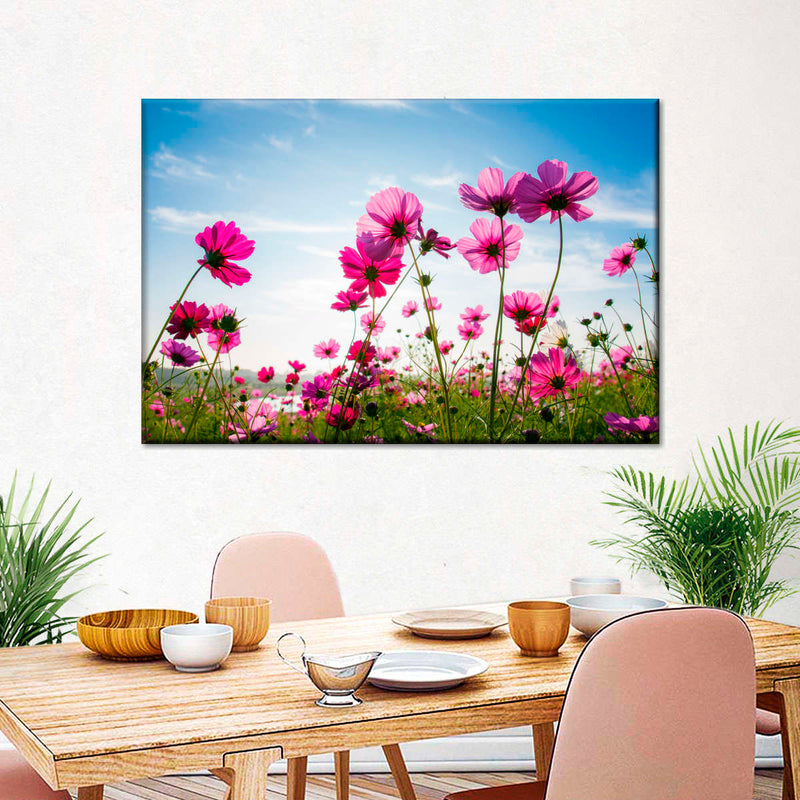 Wild Cosmos Flowers Wall Art