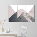 Geometric Textured Landscape Wall Art
