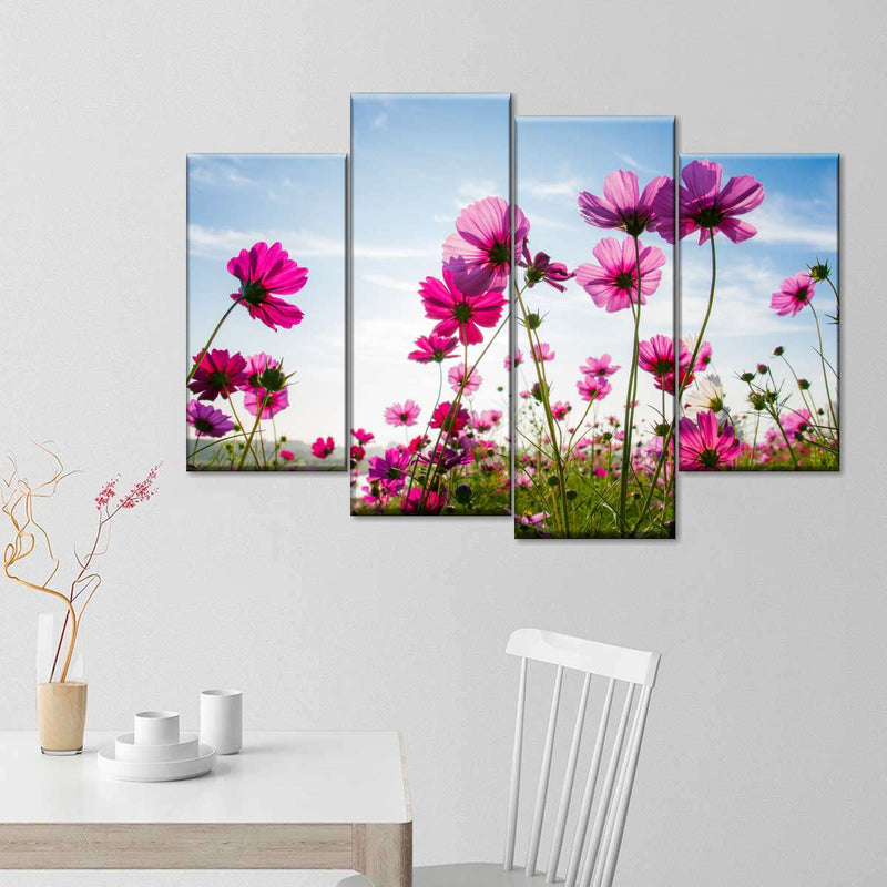 Wild Cosmos Flowers Wall Art