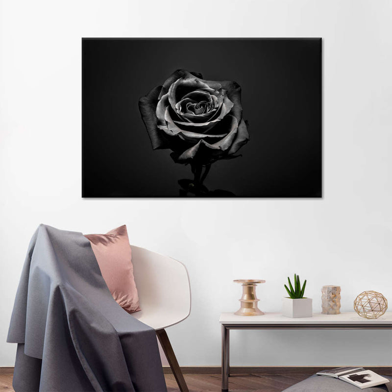 Black Rose Wall Art