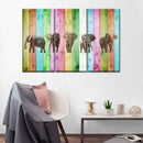 Color Stripe Elephants