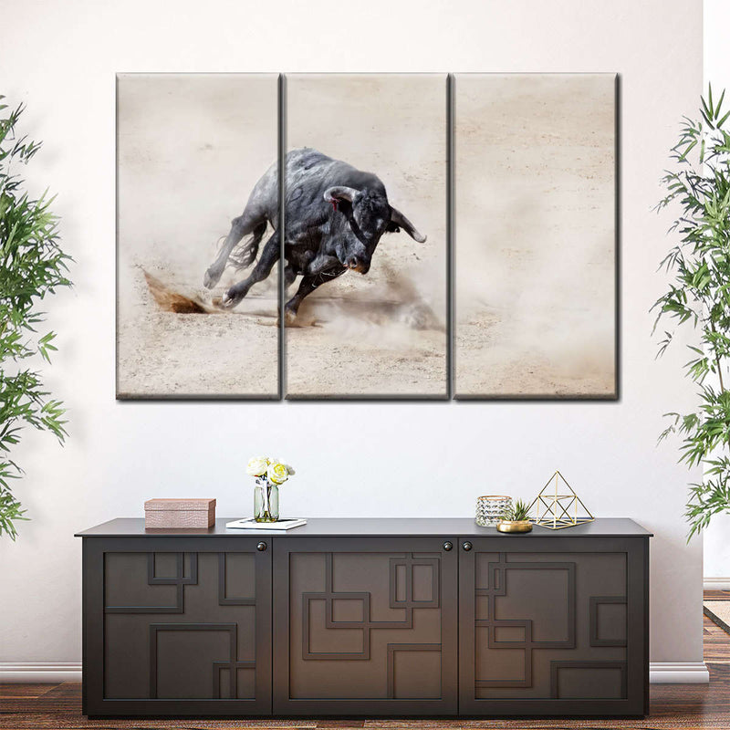 Charging Bull Wall Art