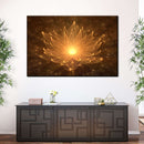 Glowing Lotus Wall Art
