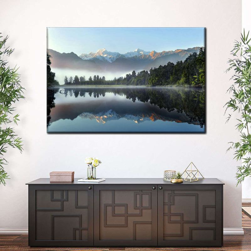 Lake Matheson Reflection Wall Art