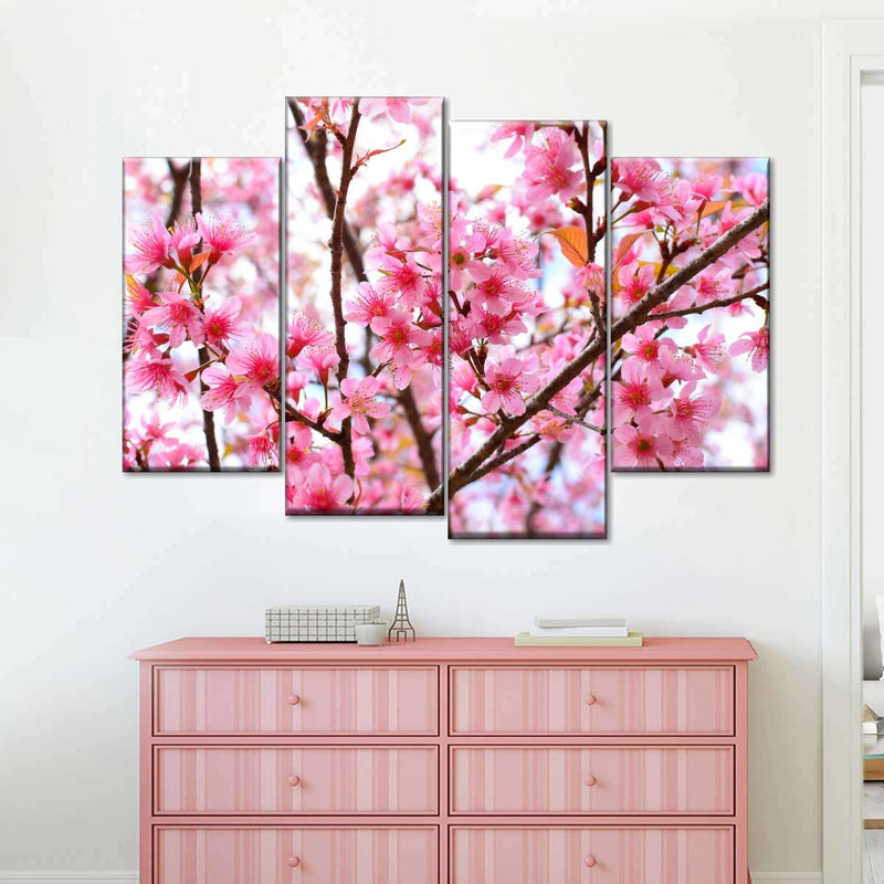 Oriental Cherry Blossom Wall Art