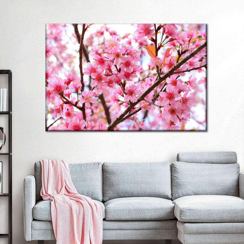 Oriental Cherry Blossom Wall Art