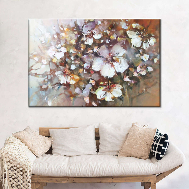 Abstract Almonds Blossom Wall Art