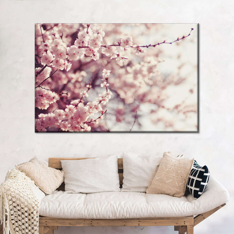 Delicate Cherry Blossoms Wall Art