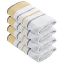 Decorative Cotton Stripe Bath Towel Set - Noelle Collection by Great Bay Home