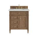James Martin Brittany 30" Single Bathroom Vanity, Pecan