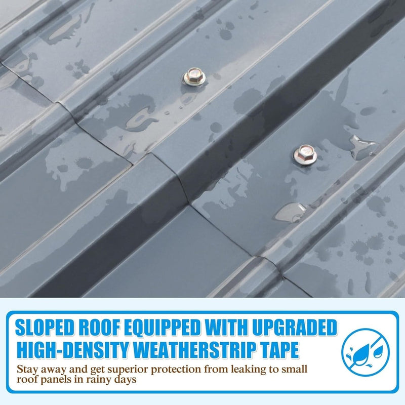 [20x20FT] MPT Extra Large Premium Heavy Duty Outdoor Metal Carport Shelter (SAK97425)