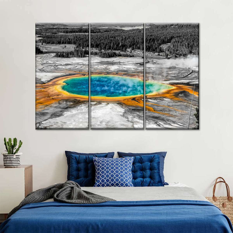 Grand Prismatic Spring Pop Wall Art