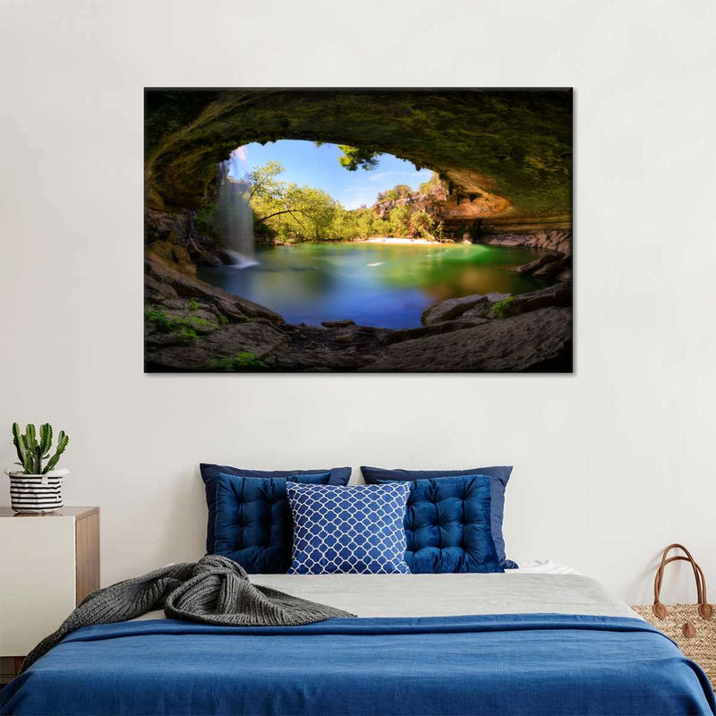 Hamilton Pool And Waterfall Wall Art